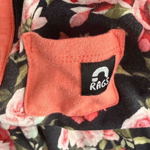 Rags Floral Rose Jumpsuit Coverall One Piece Romper - Toddler 18-24M - Picture 6 of 7